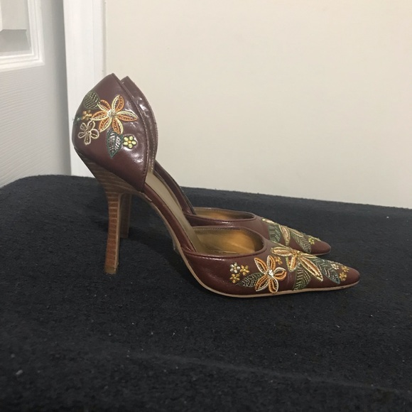 Bakers floral print pointy shoes - Picture 2 of 4
